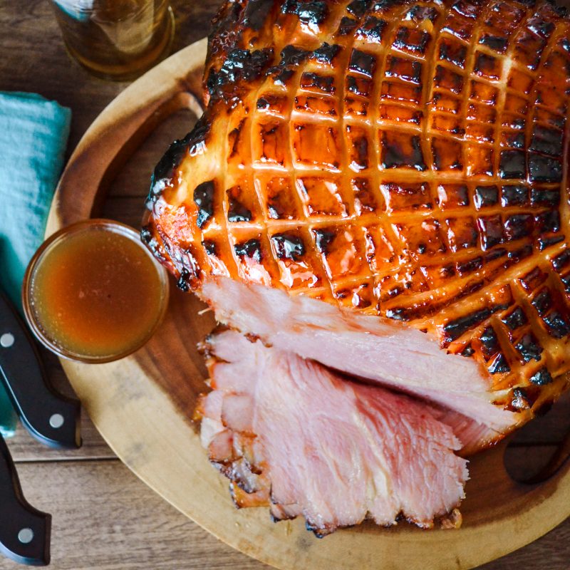 Rum and Brown Sugar Glazed Ham I Love CB Foods