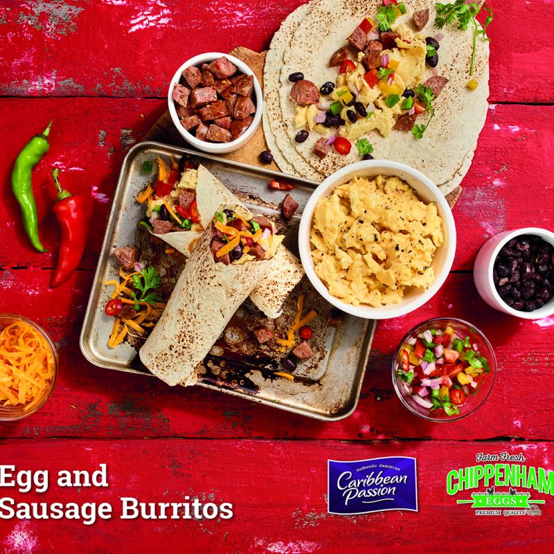 Egg and Sausage Burritos I Love CB Foods