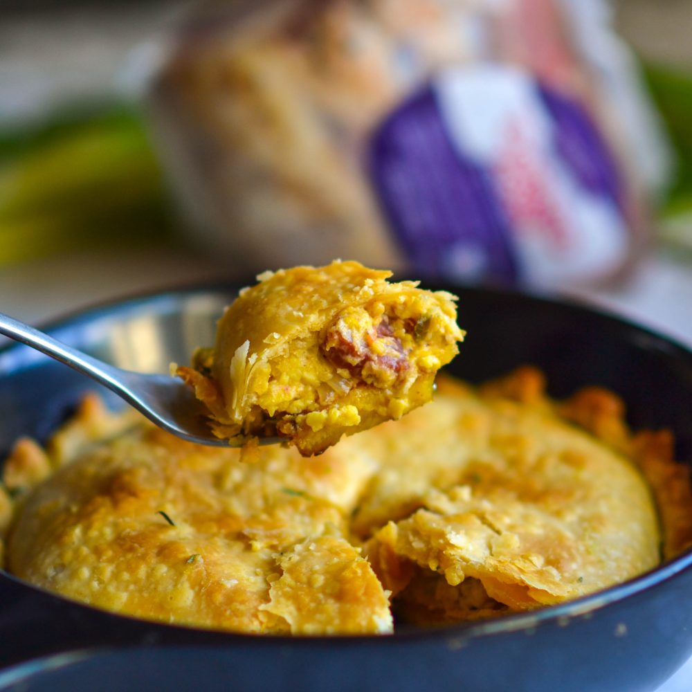 Ackee and corned pork pot pie I Love CB Foods