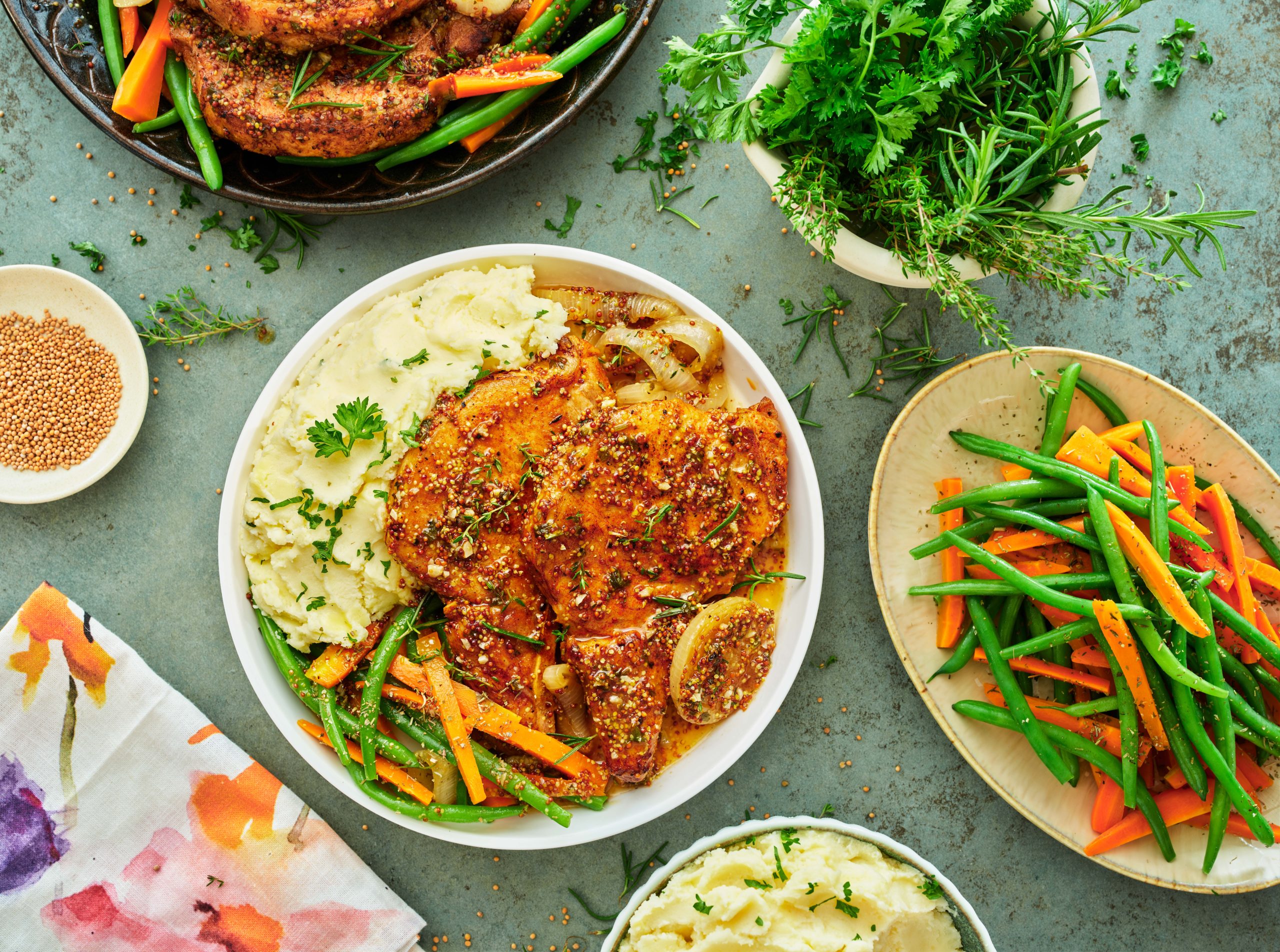 Honey Mustard Pork Chops