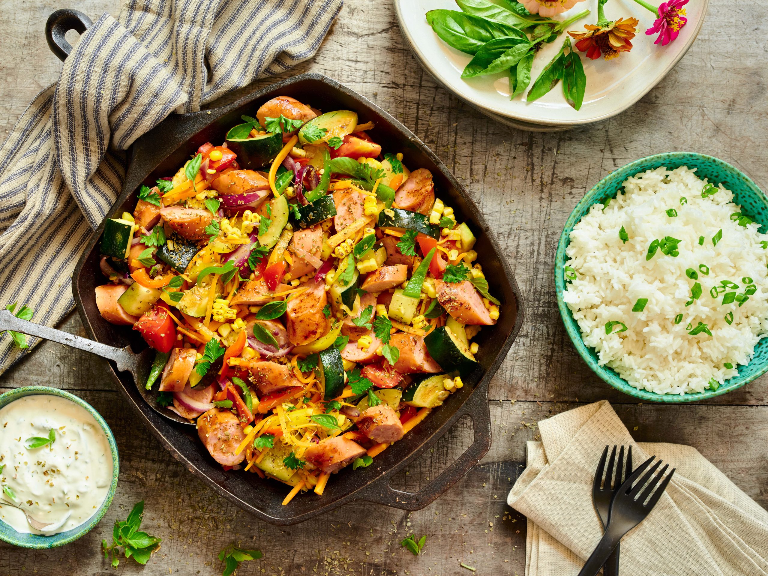 Bad Dawg Sausage Skillet