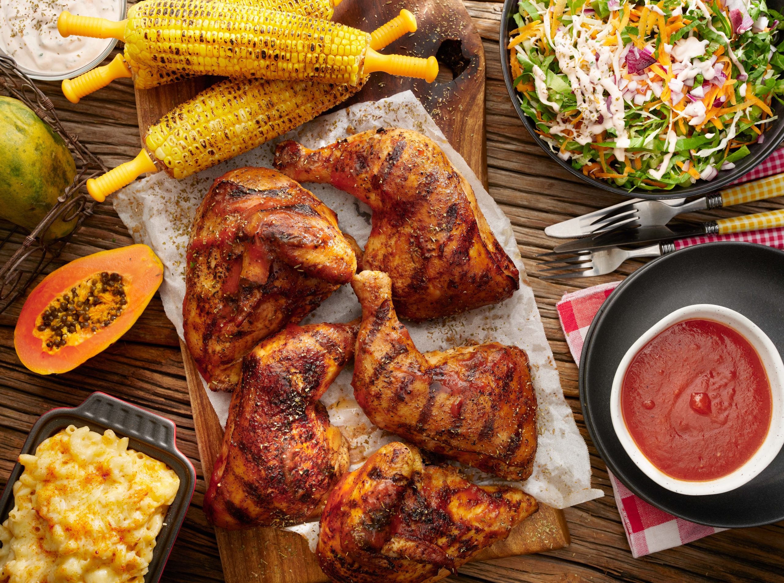 Papaya BBQ Grilled Chicken